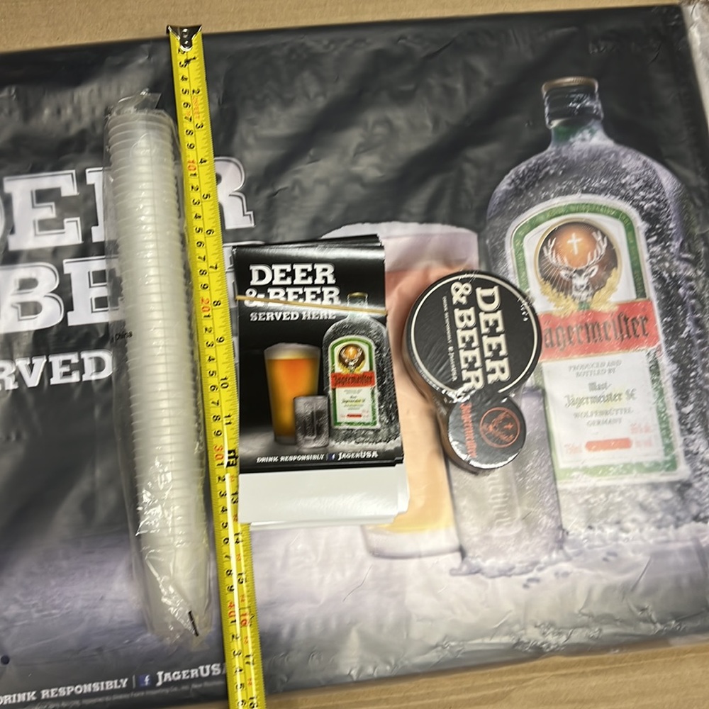 NIB Jagermeister deer and beer kit